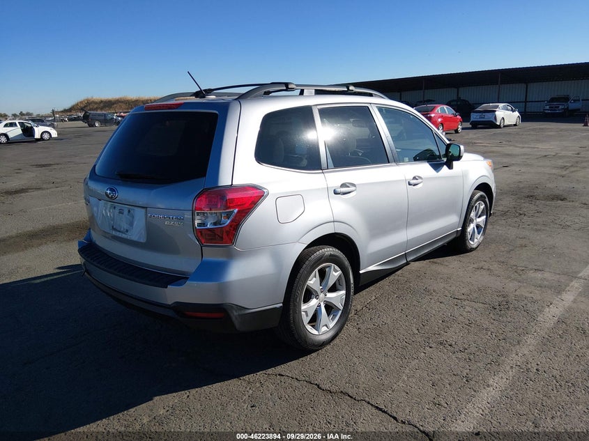 Vin: jf2sjagcxfh502814, lot: 46723882, subaru forester 2.5i premium 20154