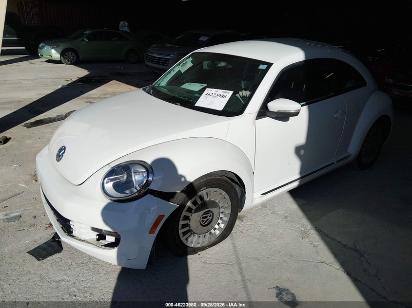 Vin: 3vwjp7at4dm678381, lot: 46723968, volkswagen beetle 2.5l 20132