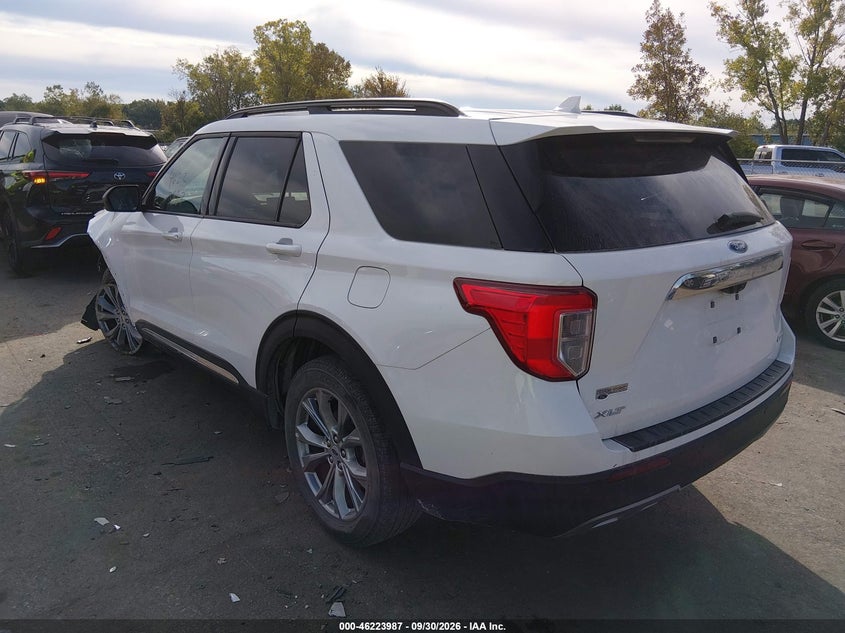 Vin: 1fmsk8dh0ngc14417, lot: 46723975, ford explorer xlt 20223