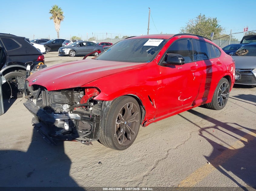 Vin: 5ymuj0c02llu67490, lot: 46723981, bmw x4 m competition 20202