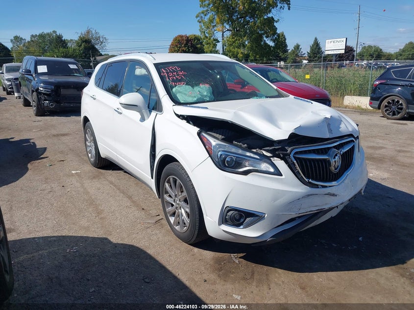 Vin: lrbfxcsa6kd059450, lot: 46724091, buick envision fwd essence 2019 img_1
