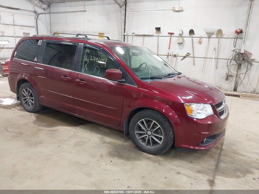 2017 Dodge Grand Caravan Sxt, Left Side, IAAI, VIN 2C4RDGCG1HR546224