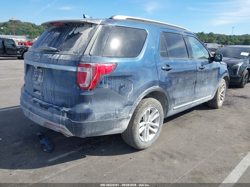 Vin: 1fm5k7d85hgc79260, lot: 46724149, ford explorer xlt 20174