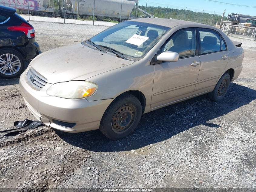 2004 Toyota Corolla, Звичайний знос, IAAI, VIN 2T1BR32E94C285429 — фото 2