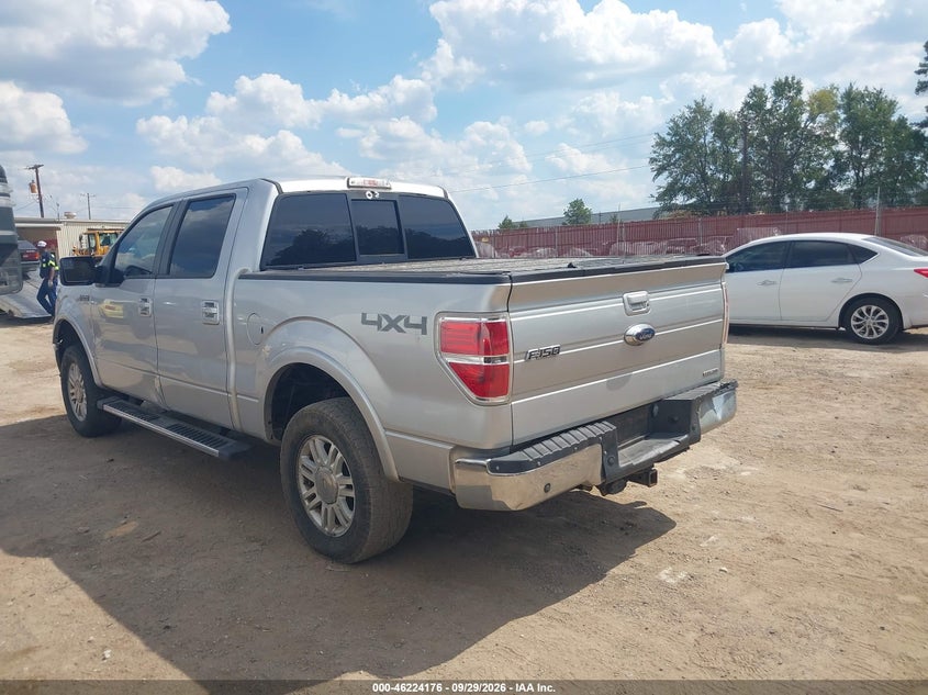 Vin: 1ftfw1ef2cfb14465, lot: 46724163, ford f-150 lariat 20123