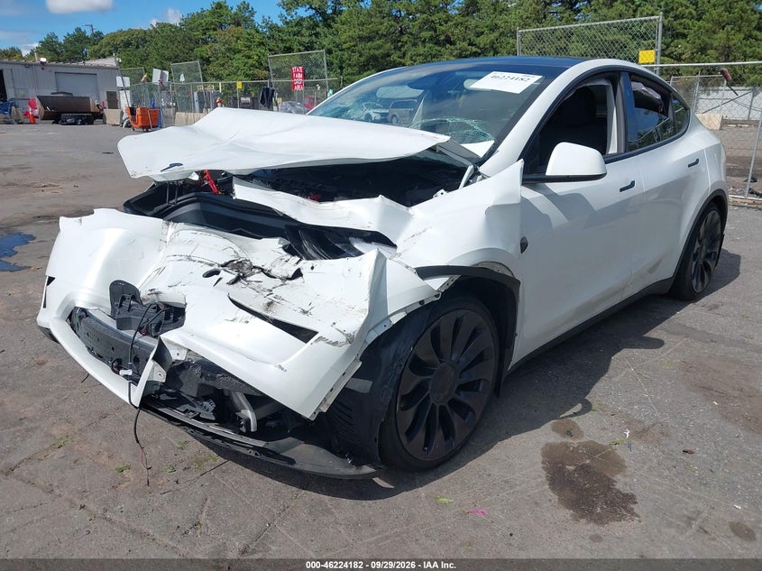 Vin: 7saygdef1pf853606, lot: 46724170, tesla model y performance dual motor all-wheel drive 20232
