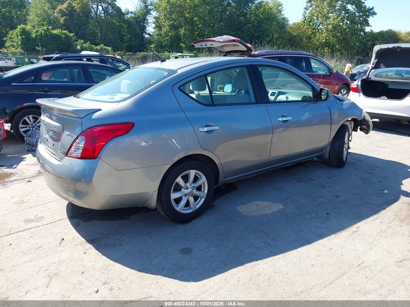 Vin: 3n1cn7ap1dl842148, lot: 46724231, nissan versa 1.6 sl 20134