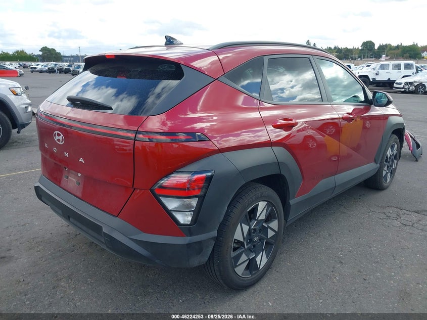 Vin: km8hb3ab3su301822, lot: 46724241, hyundai kona sel 20254
