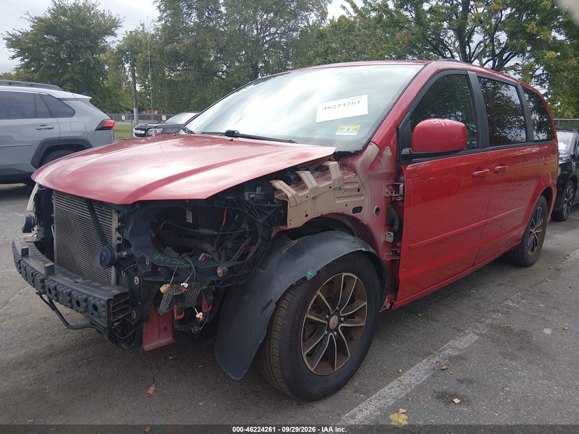 Vin: 2c4rdgegxgr224676, lot: 46724249, dodge grand caravan r/t 20162
