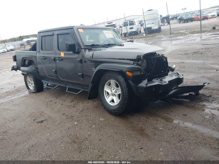 Vin: 1c6hjtagxll150818, lot: 46724281, jeep gladiator sport s 4x4 20201