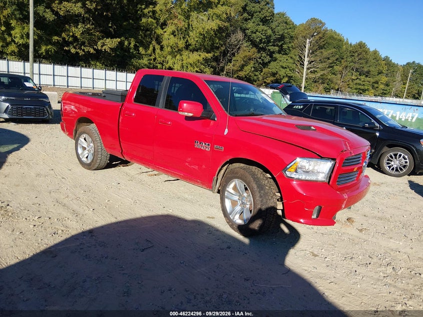 Vin: 1c6rr6ht1ds540473, lot: 46724284, ram 1500 sport 20131