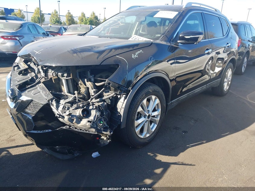 2015 Nissan Rogue Sv, Front End, IAAI, VIN 5N1AT2ML0FC804345 — photo 2