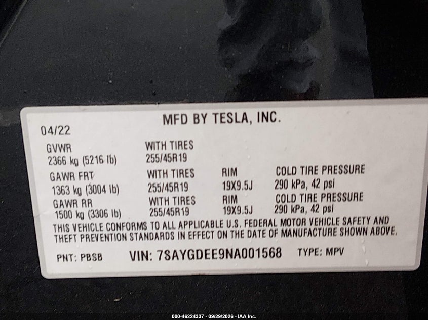 TESLA MODEL Y - zdjęcie 9