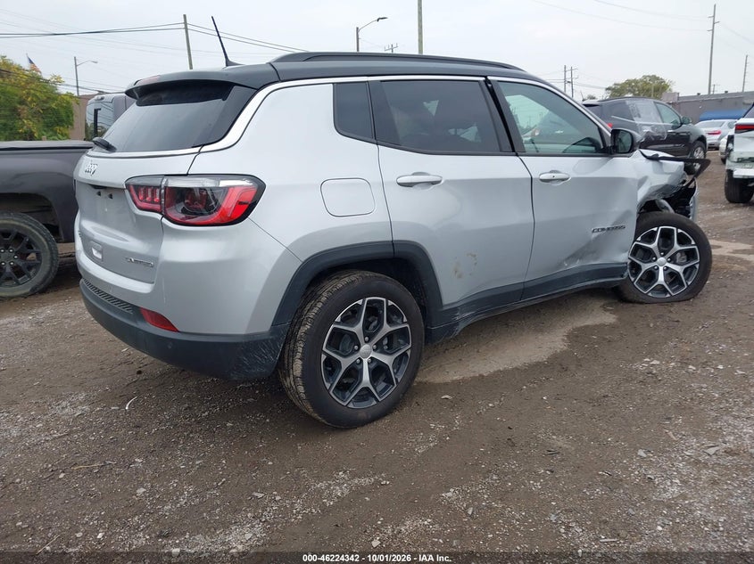 Vin: 3c4njdcn6rt141804, lot: 46724330, jeep compass limited 4x4 20244