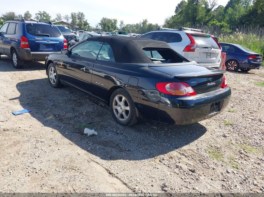 TOYOTA CAMRY SOLARA 2002 VIN 2T1FF28P02C590456