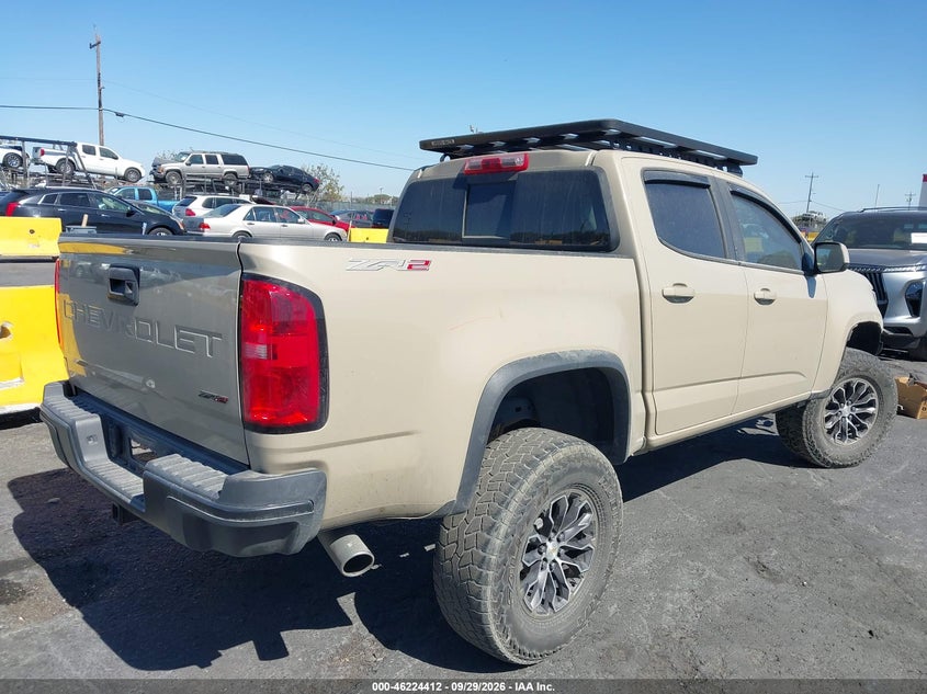 Vin: 1gcptee19m1167462, lot: 46724401, chevrolet colorado 4wd  short box zr2 20214