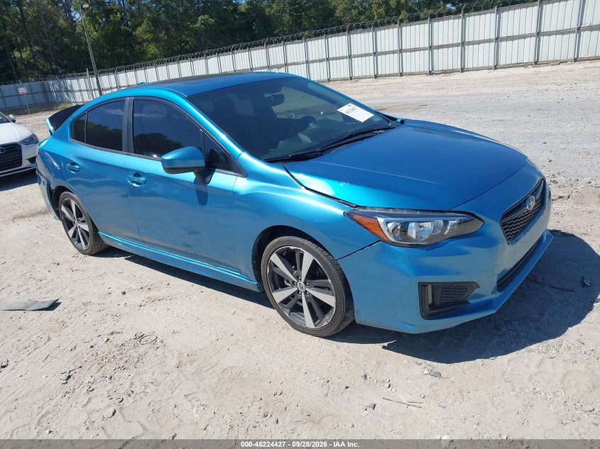 Vin: 4s3gkam62j3606817, lot: 46724415, subaru impreza 2.0i sport 20181