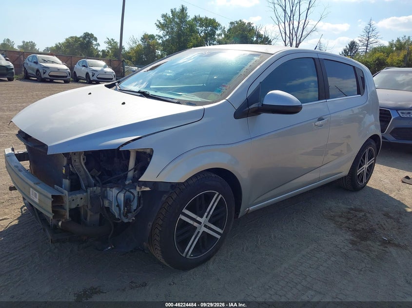 2012 Chevrolet Sonic 1Lt, Front End, IAAI, VIN 1G1JD6SB8C4158862 — photo 2