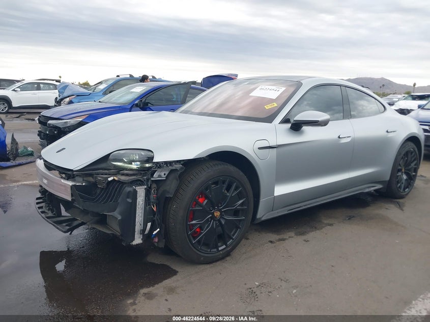 Vin: wp0ad2y16nsa59313, lot: 46724531, porsche taycan gts 20222