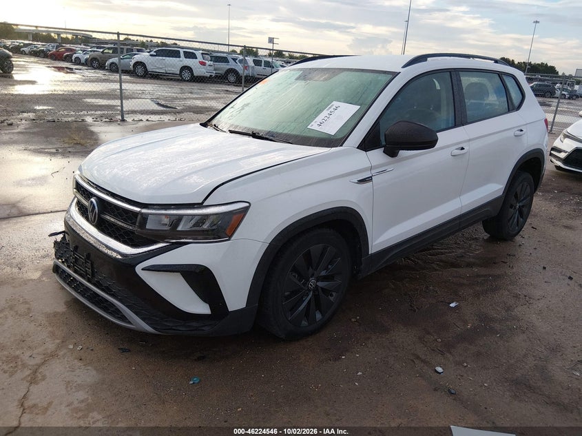 Vin: 3vvcx7b29nm036260, lot: 46724534, volkswagen taos 1.5t s 20222
