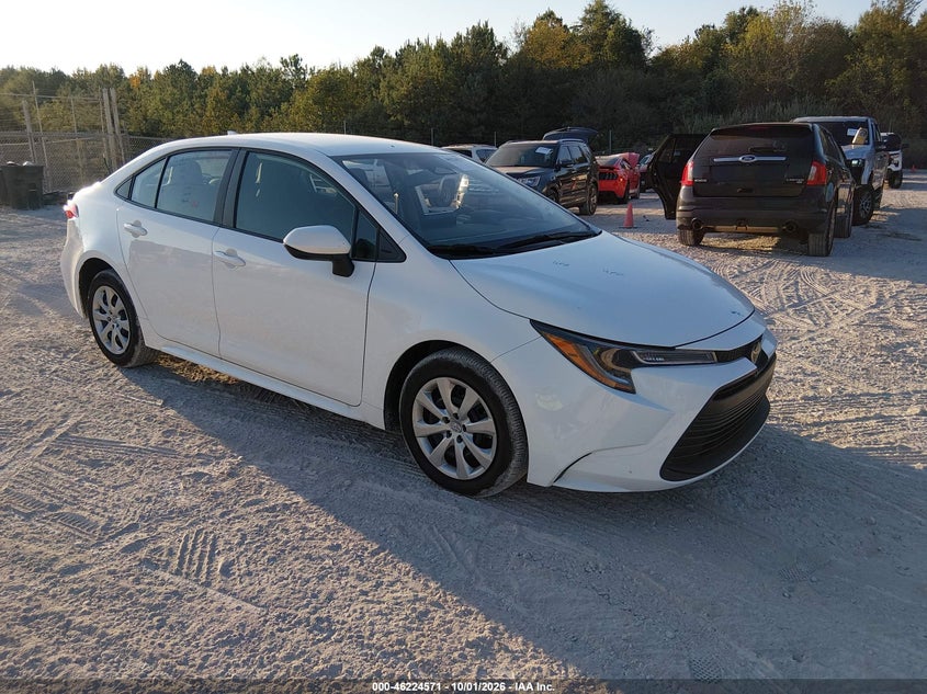 Vin: 5yfb4mde3sp273663, lot: 46724559, toyota corolla le 20251