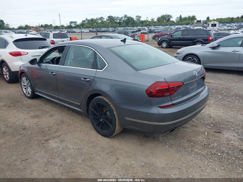 Vin: 1vwgt7a33hc065519, lot: 46724570, volkswagen passat 1.8t se 20173