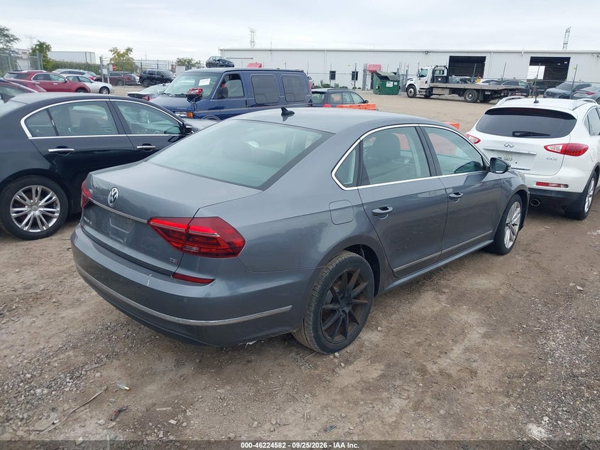 Vin: 1vwgt7a33hc065519, lot: 46724570, volkswagen passat 1.8t se 20174