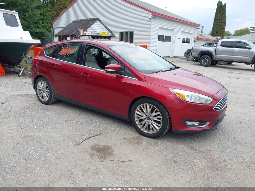 Vin: 1fadp3n29fl371857, lot: 46724573, ford focus titanium 20151
