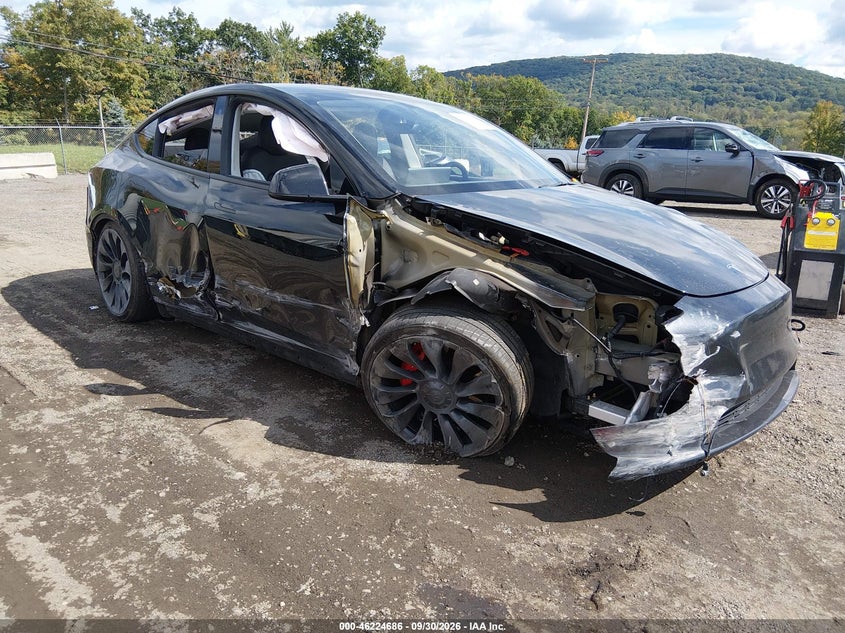 Vin: 7saygdef3nf381759, lot: 46724674, tesla model y performance dual motor all-wheel drive 2022 img_1