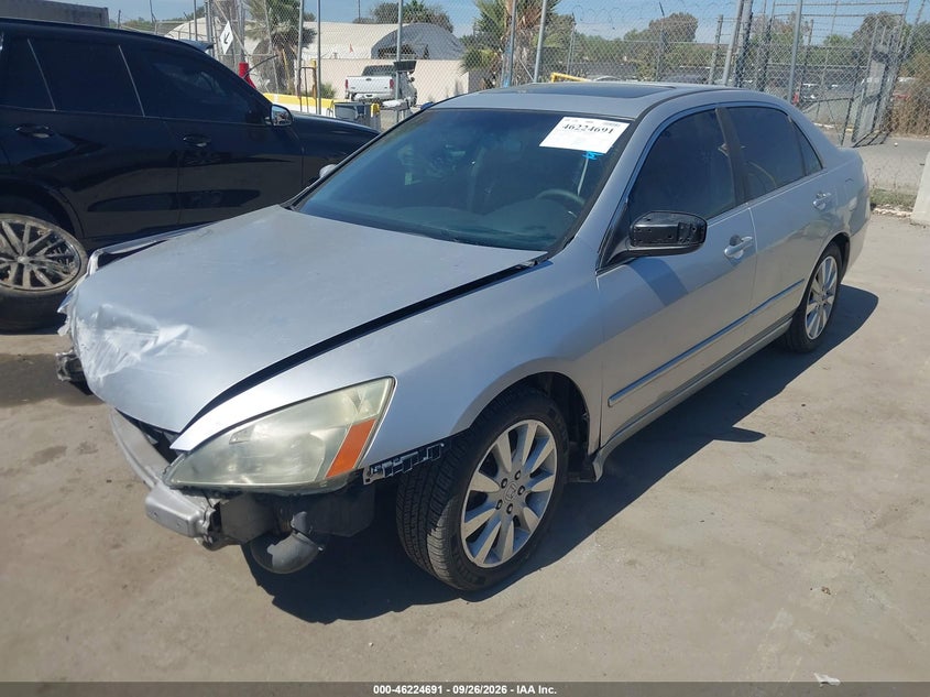 2006 Honda Accord 3.0 Ex, Front End, IAAI, VIN 1HGCM66516A067637 — photo 2
