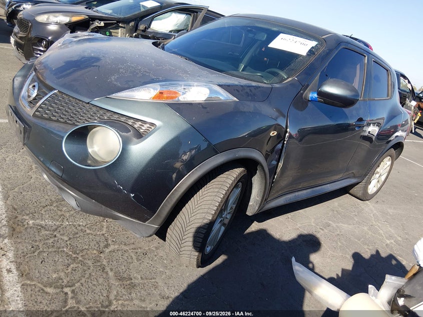 2014 Nissan Juke, Лівий бік, IAAI, VIN JN8AF5MR8ET357137 — фото 2