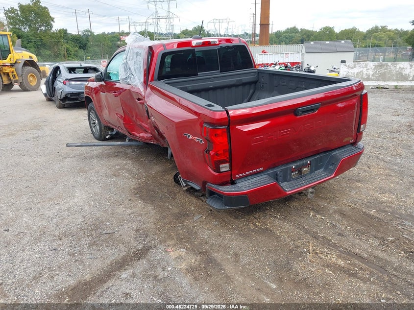 Vin: 1gcptcek7p1234254, lot: 46724713, chevrolet colorado lt 20233