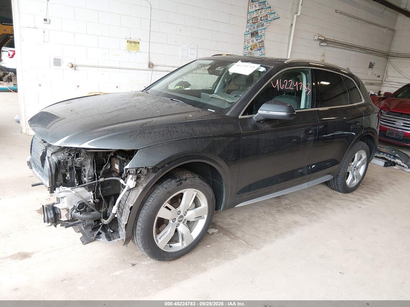 Vin: wa1bnafy6j2068512, lot: 46724771, audi q5 2.0t premium/2.0t tech premium 20182
