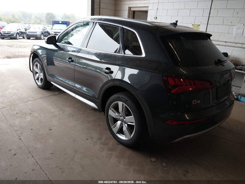Vin: wa1bnafy6j2068512, lot: 46724771, audi q5 2.0t premium/2.0t tech premium 20183