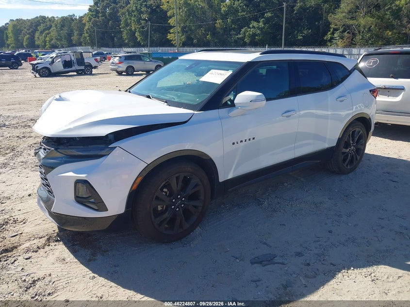 Vin: 3gnkbers5ks661305, lot: 46724795, chevrolet blazer rs 20192