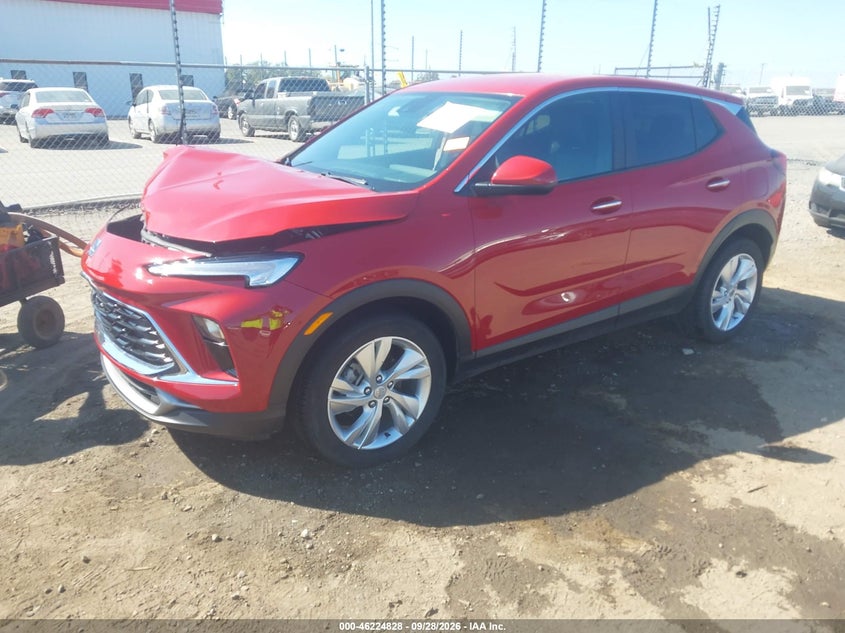 Vin: kl4ambsl8tb045721, lot: 46724816, buick encore gx preferred fwd 20262