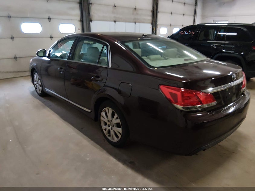 Vin: 4t1bk3db4cu452073, lot: 46724819, toyota avalon 20123