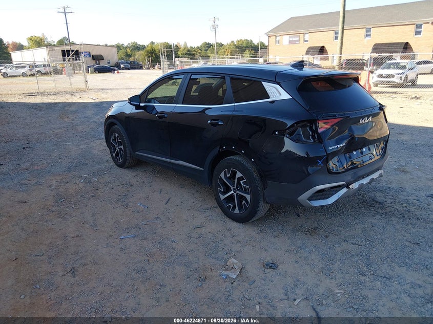 Vin: 5xyk33df4sg252282, lot: 46724859, kia sportage ex 20253