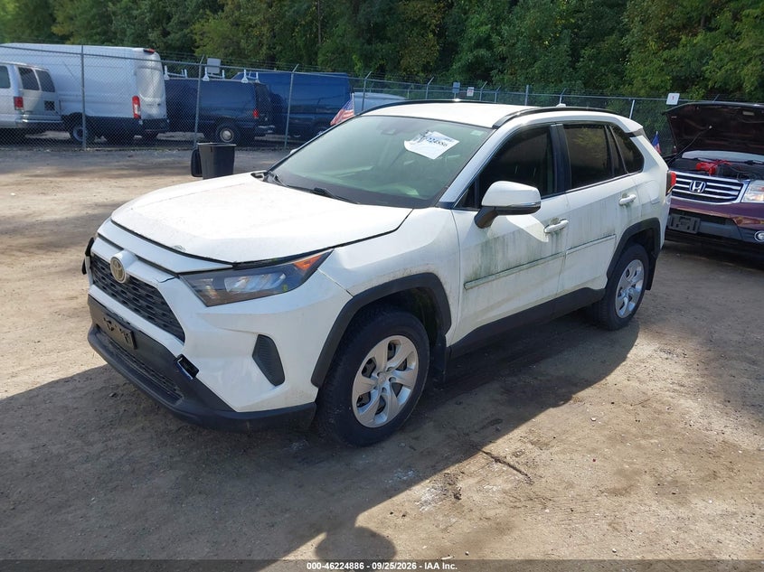 2019 Toyota Rav4 Le, Обычный износ, IAAI, VIN JTMG1RFV0KJ006820 — фото 2