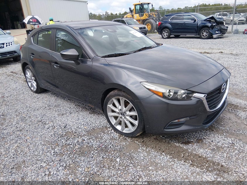 Vin: jm1bn1l75h1100593, lot: 46724880, mazda mazda3 touring 20171
