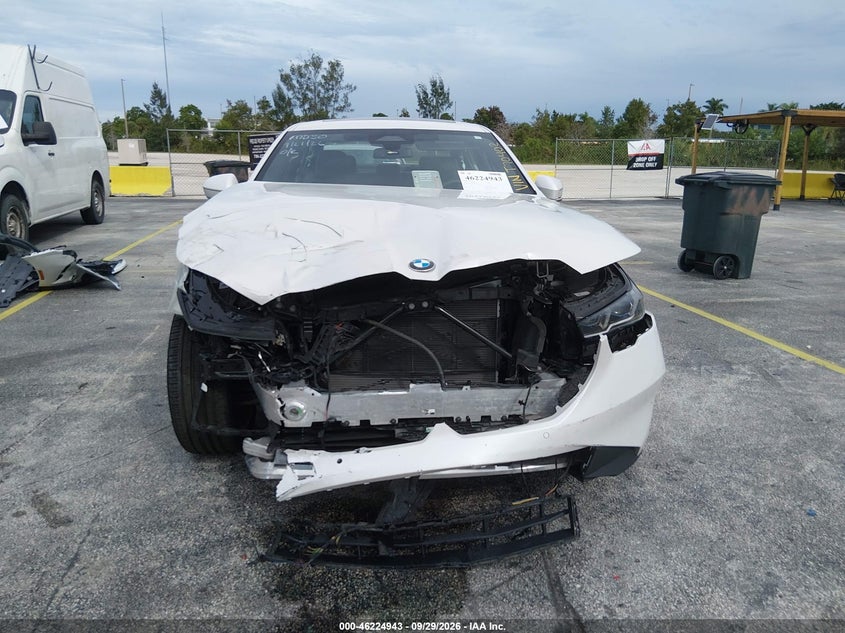 BMW 530I 2025 VIN WBA43FJ03SCT70402