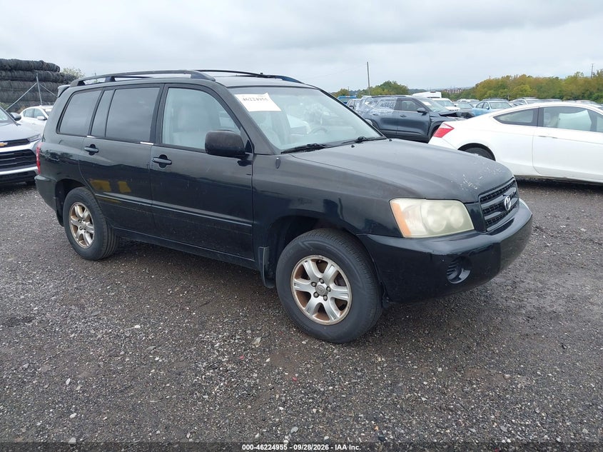 TOYOTA HIGHLANDER 2003 VIN JTEGF21A630107635