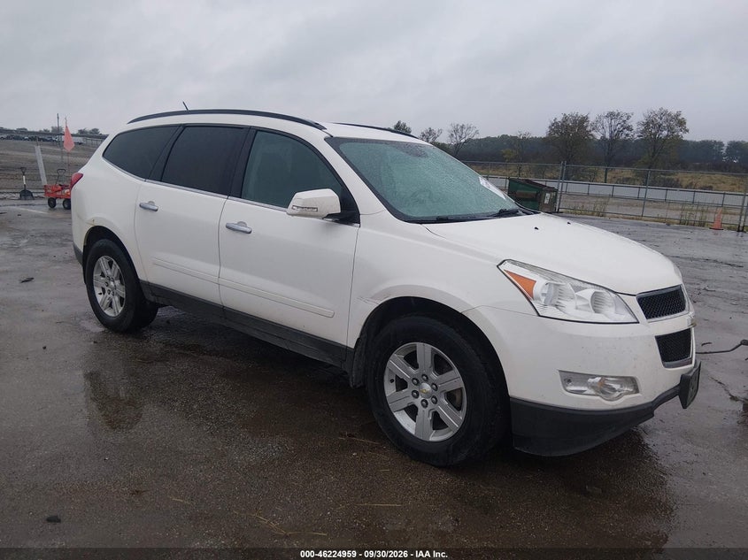 Vin: 1gnkvged4cj101210, lot: 46724947, chevrolet traverse 1lt 20121