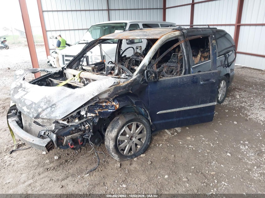 Vin: 2c4rc1bg1dr573337, lot: 46724950, chrysler town & country touring 20132