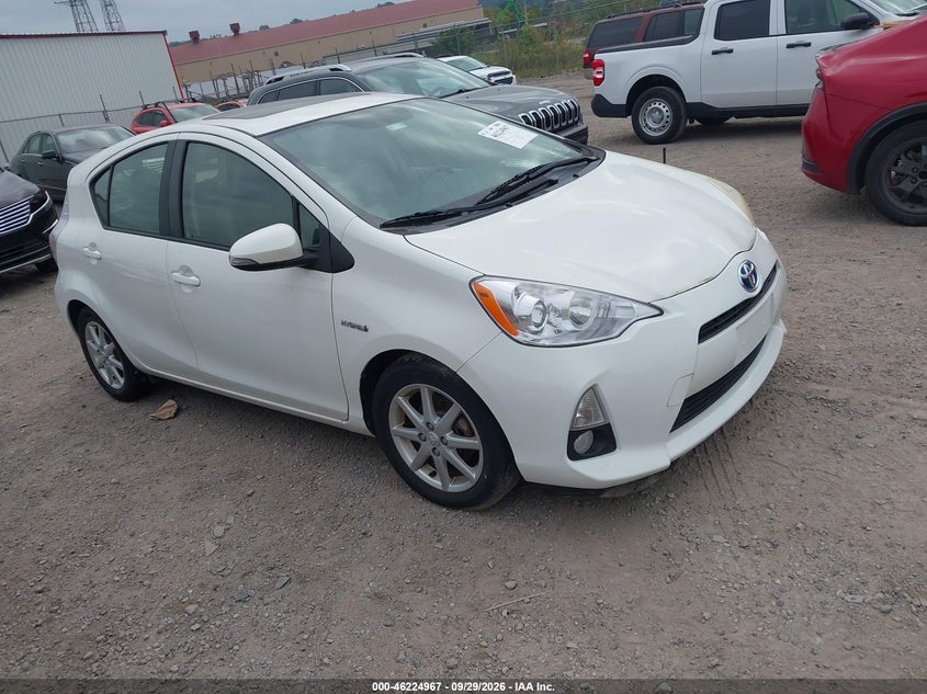 2013 Toyota Prius C Four, Unknown, IAAI, VIN JTDKDTB3XD1039667