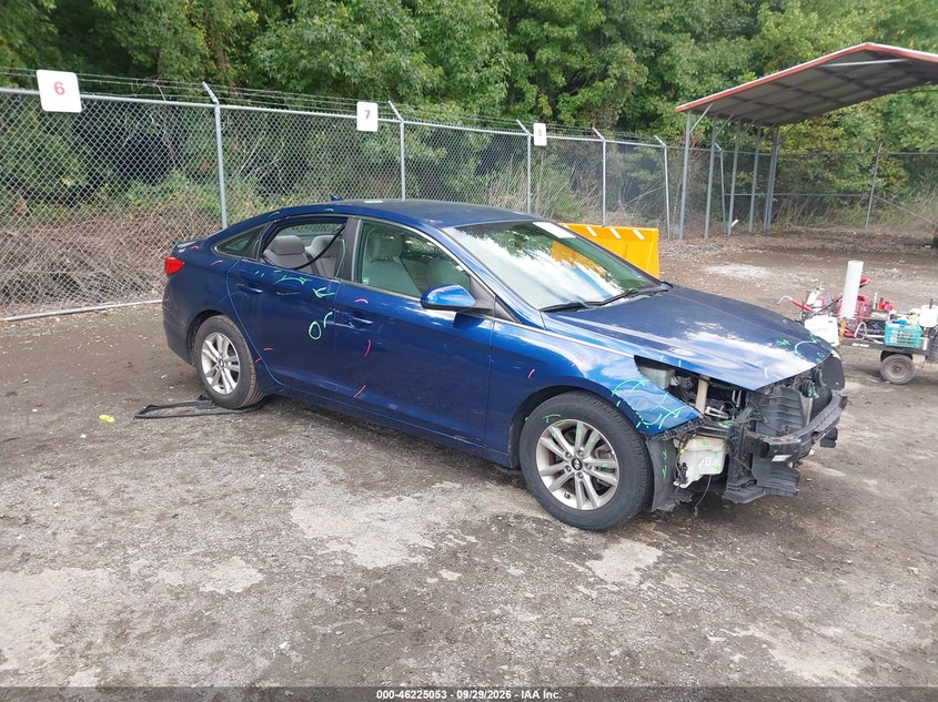 Vin: 5npe24af5gh372652, lot: 46725041, hyundai sonata se 20161