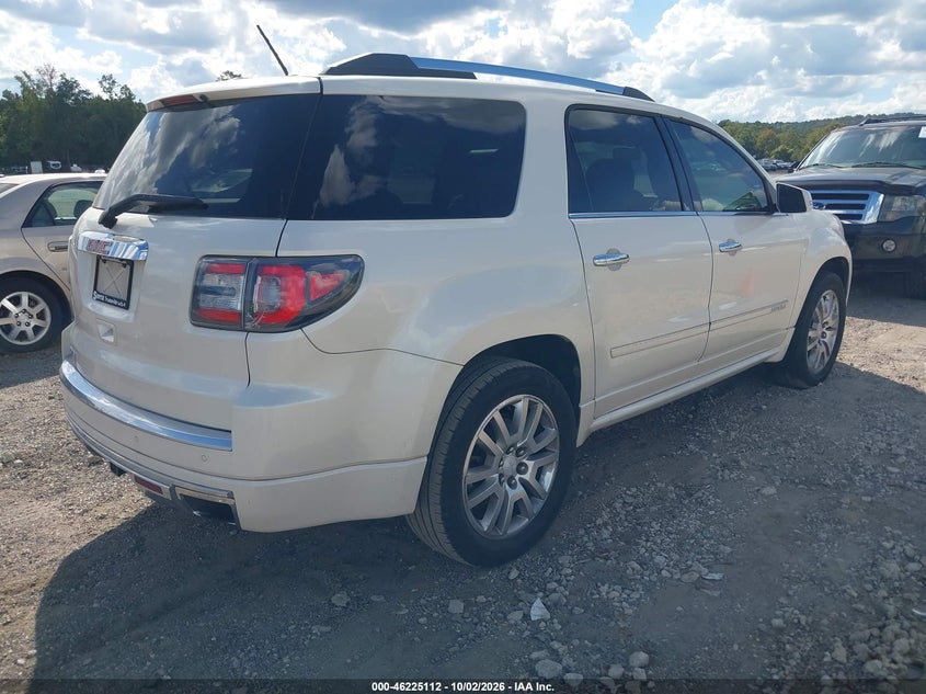 Vin: 1gkkrtkd9fj235097, lot: 46725100, gmc acadia denali 20154