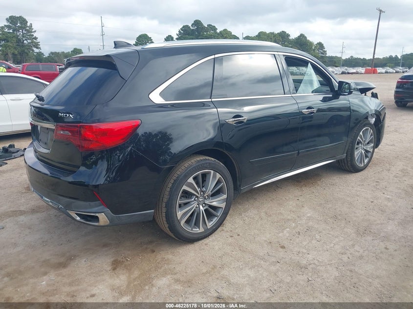 Vin: 5fryd3h77hb003015, lot: 46725166, acura mdx technology   entertainment pkgs 20174