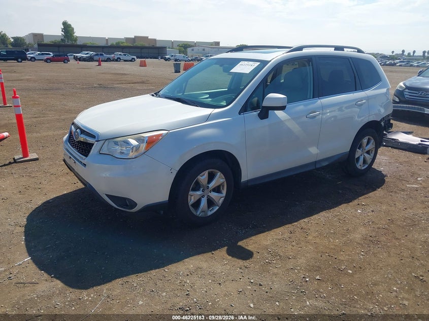 Vin: jf2sjahcxfh805980, lot: 46725171, subaru forester 2.5i limited 20152