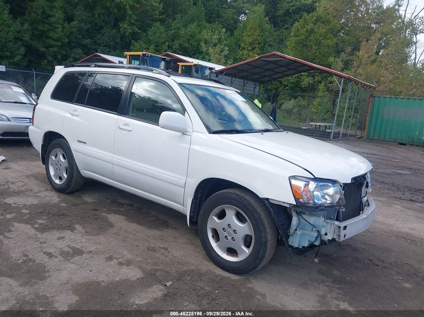 2007 Toyota Highlander Limited W/3Rd Row, Перёд, IAAI, VIN JTEDP21A770141119
